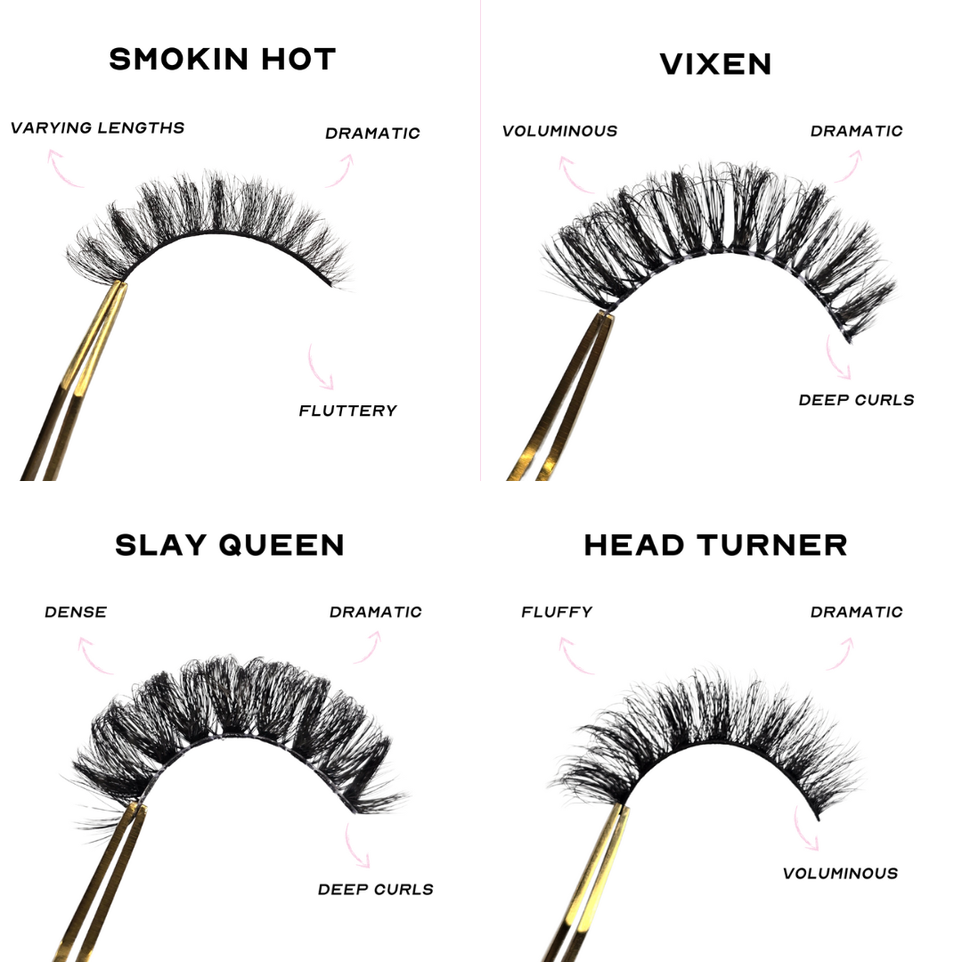 Strip Lashes - Russian Bundle (with Glue or Tweezer)