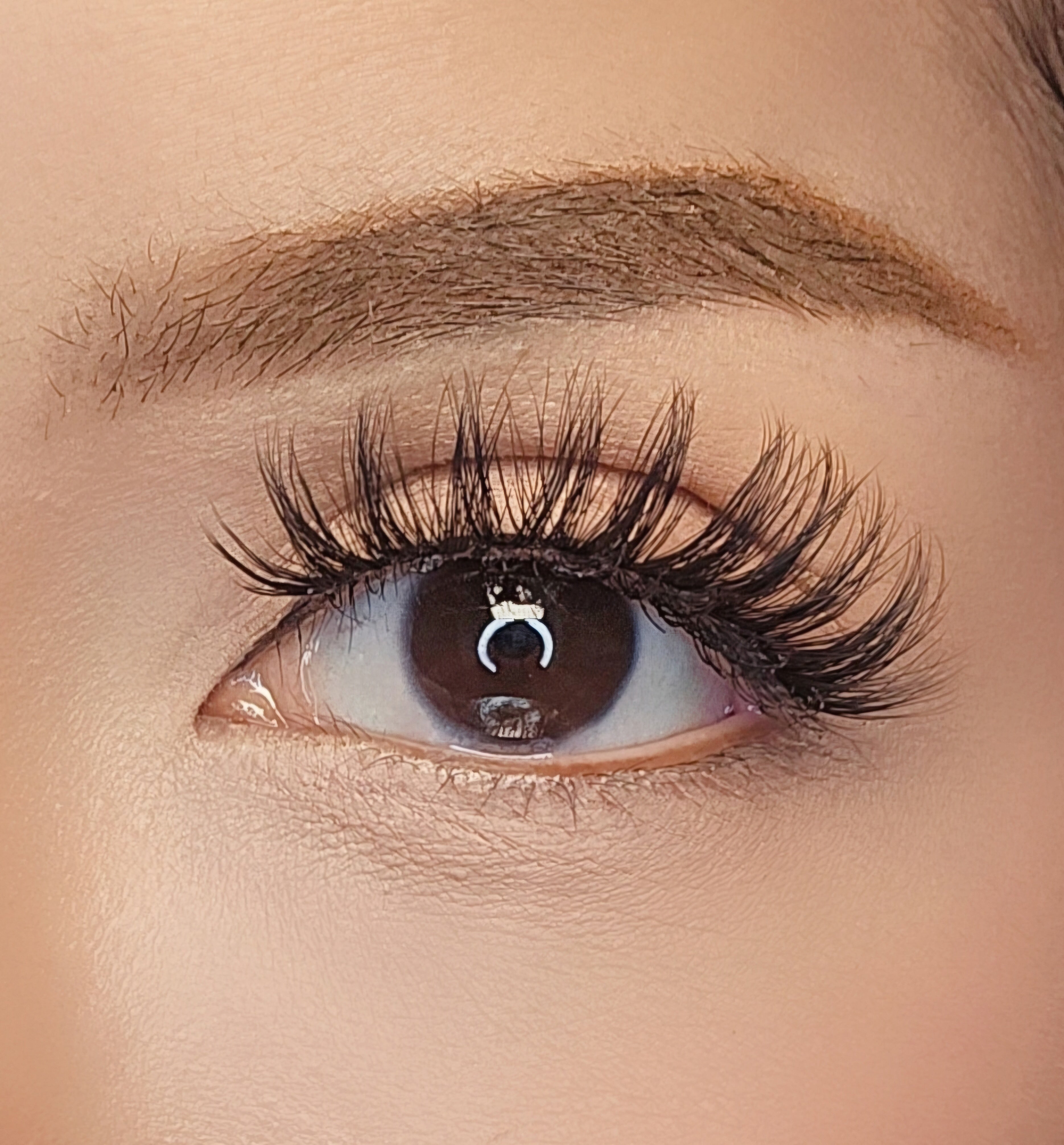 LZRD LASH GL1 style vegan lashes eye closeup