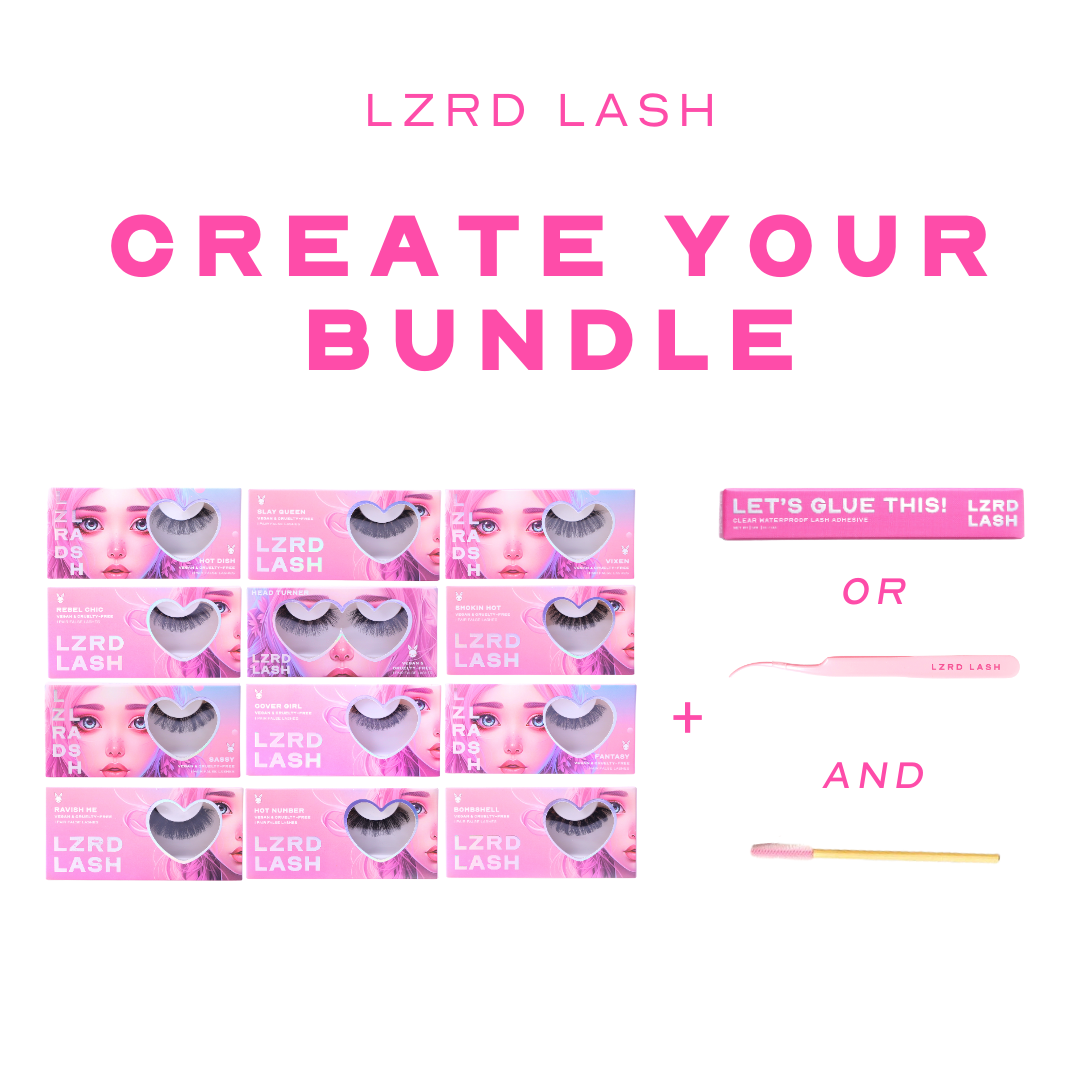 Strip Lashes - Russian Bundle (with Glue or Tweezer)