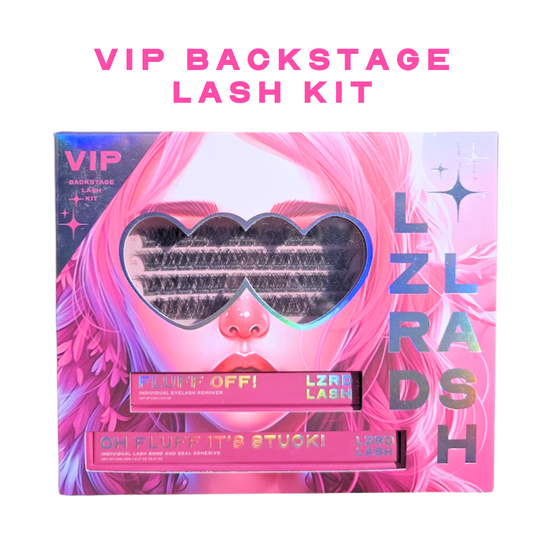 VIP Backstage Lash Kit - Individual Lash Clusters - Vegan Lashes