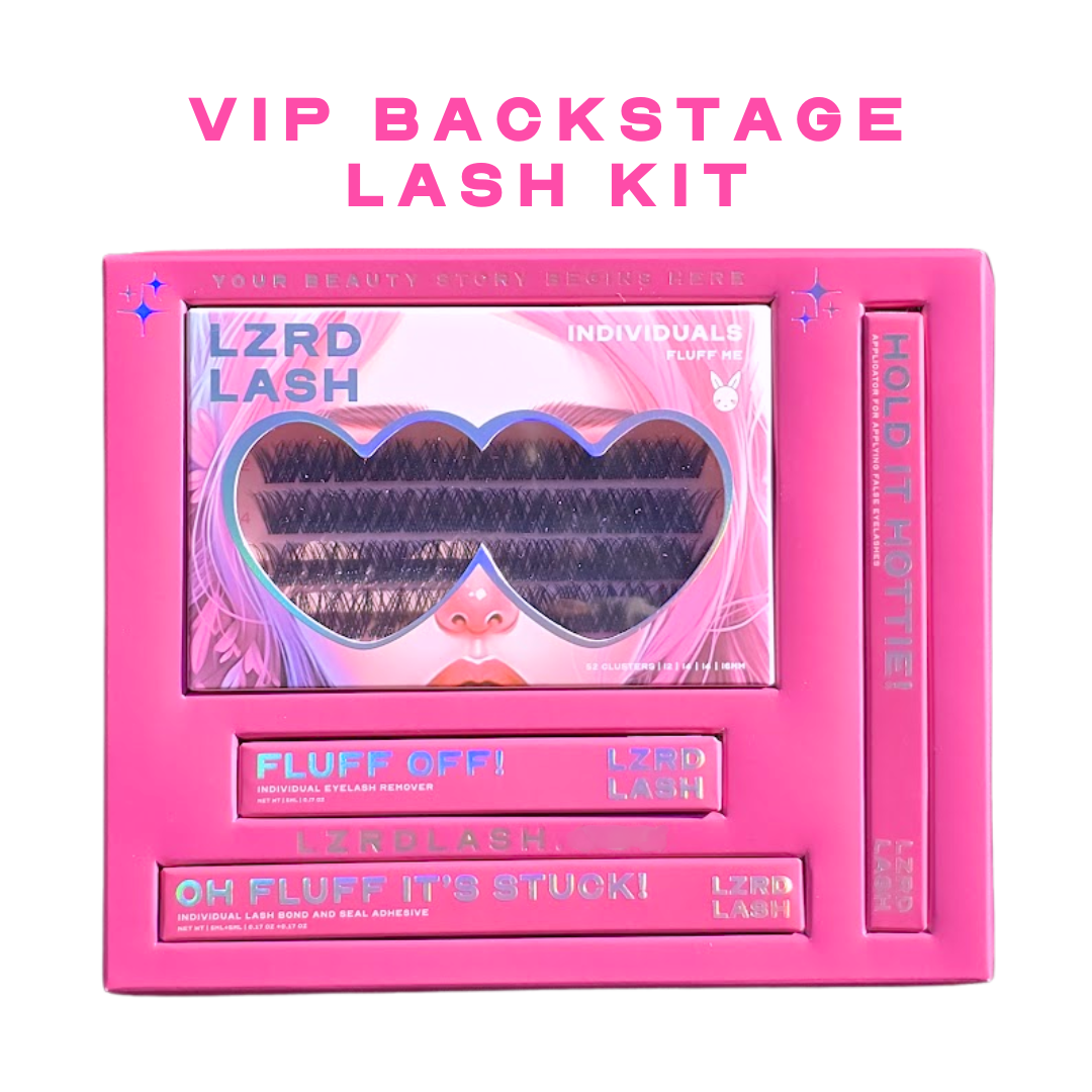 VIP Backstage Lash Kit - Individual Lash Clusters - Vegan Lashes