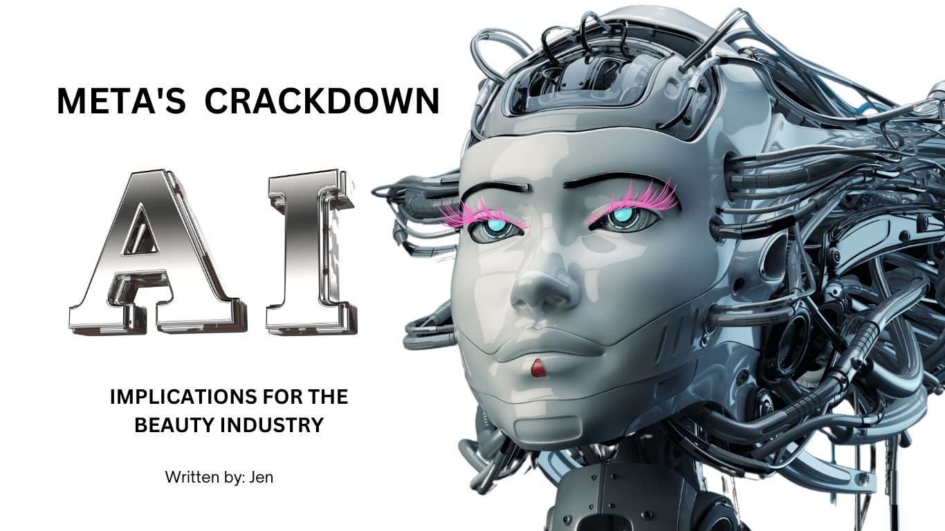 Smiley Robot with pink eyelashes on 