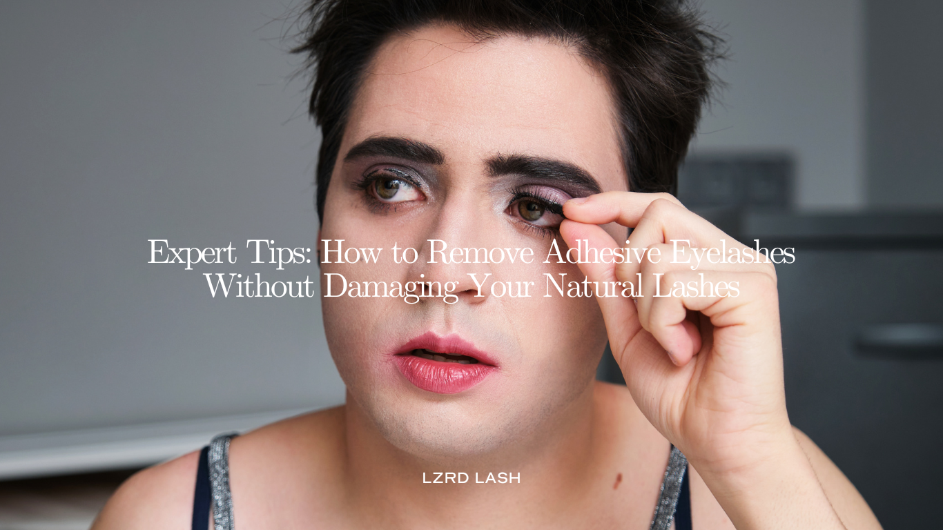 How to Remove Adhesive Eyelashes – LZRD LASH”.