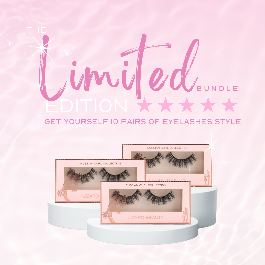 Limited Edition vegan lashes collection banner mobile