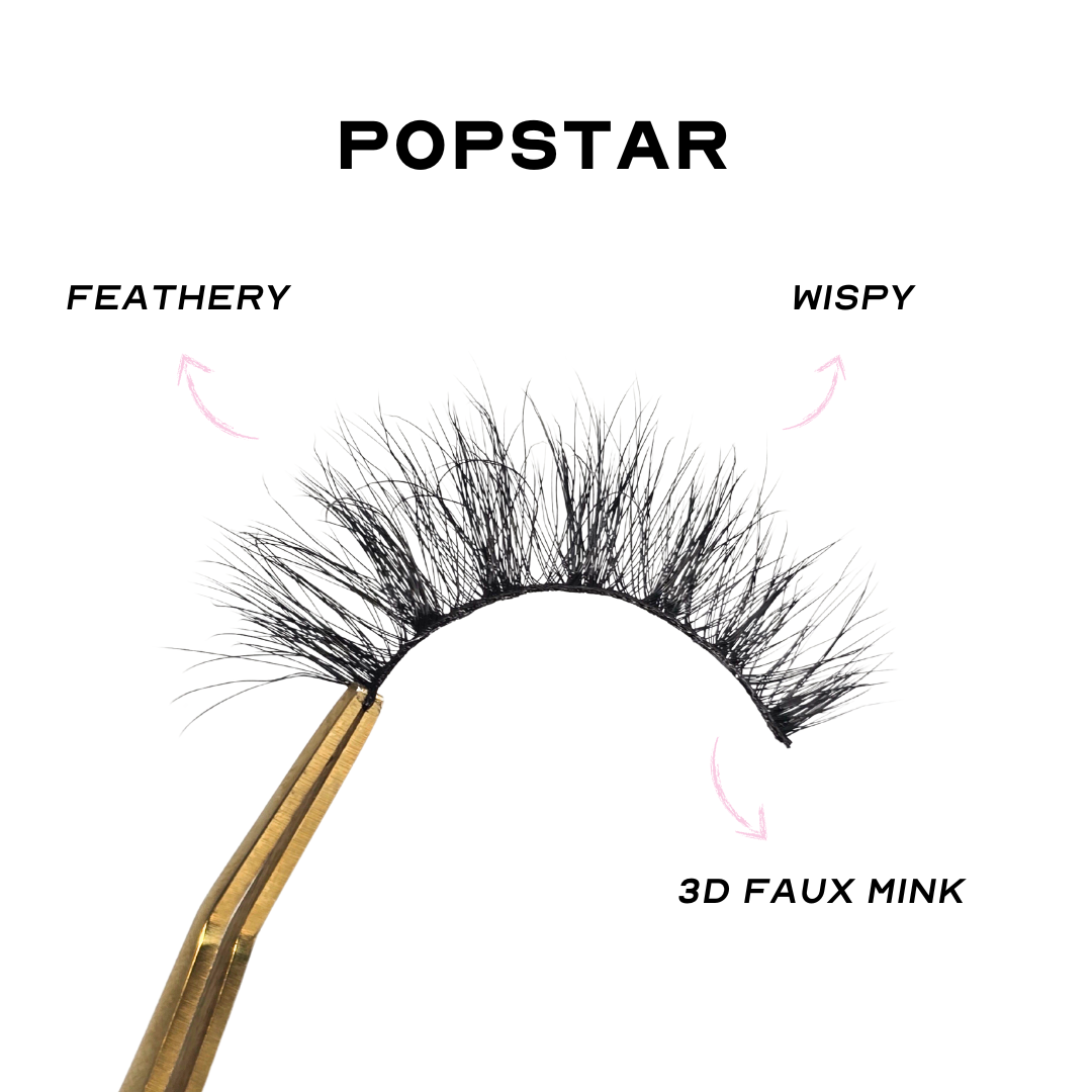 POPSTAR - Strip Lashes - Vegan False Eyelashes